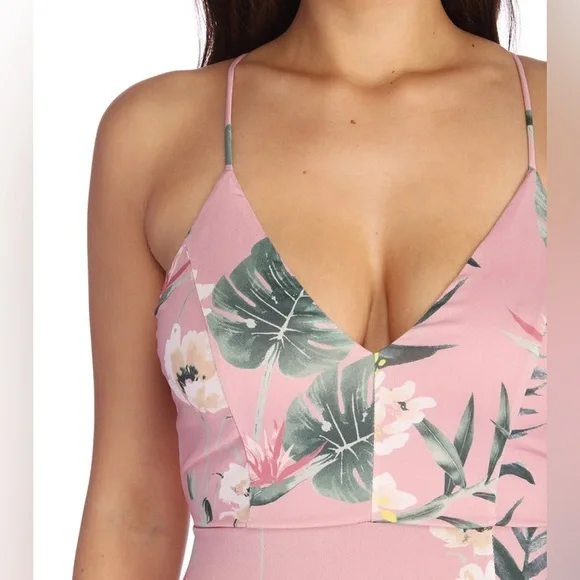 Windsor Pretty In Paradise Maxi Dress Sz Small - Picture 4 of 10